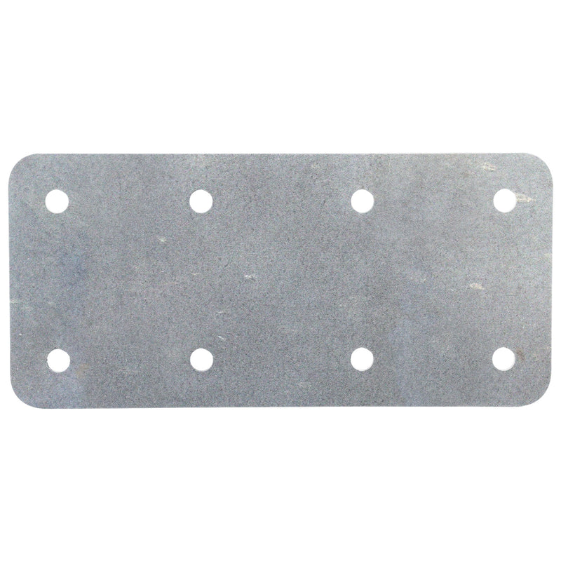 No.4718 Short Internal Sleeper Straight Flat Support Plate Pre-Galvanised