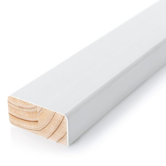 Un-grooved White Primed Immix Style Baserail 58mm x 28mm